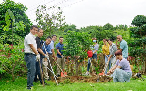 廿三青春，筑梦前行——ca88建设23周年庆暨植树活动圆满收官